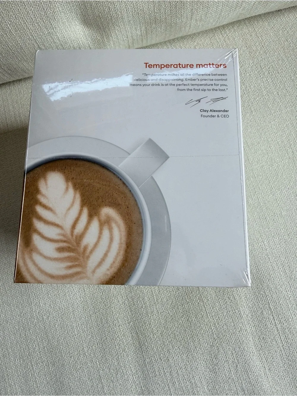 Ember temperature control
